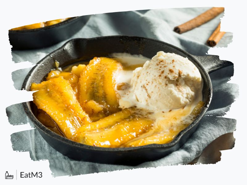 Bananas Foster : Dessert/Confection in American cuisine - Recipe, Calorie Info, Healthy alternatives & more on EatM3