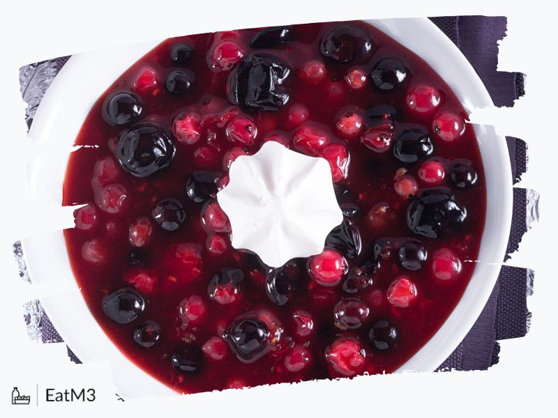 Rote Grütze | Red Berry Compote : Dessert/Confection in German cuisine - Recipe, Calorie Info, Healthy alternatives & more on EatM3