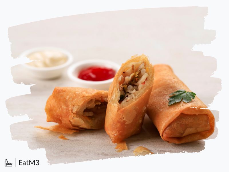 Crispy Spring Rolls | Zuìpiào Chūnjuǎn : Small Plates/Snack in Chinese cuisine - Recipe, Calorie Info, Healthy alternatives & more on EatM3