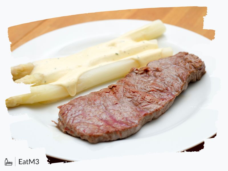Spargel | White Asparagus : Accompaniment in German cuisine - Recipe, Calorie Info, Healthy alternatives & more on EatM3