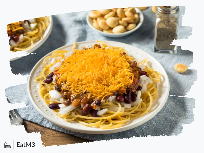 Cincinnati Chili : Accompaniment in American cuisine - Recipe, Calorie Info, Healthy alternatives & more on EatM3
