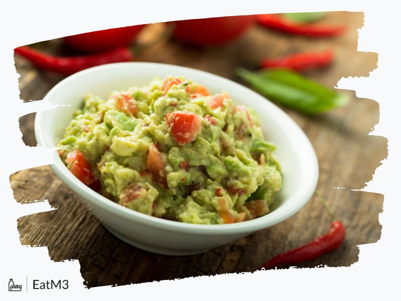 Southwestern Guacamole : Accompaniment in American cuisine - Recipe, Calorie Info, Healthy alternatives & more on EatM3