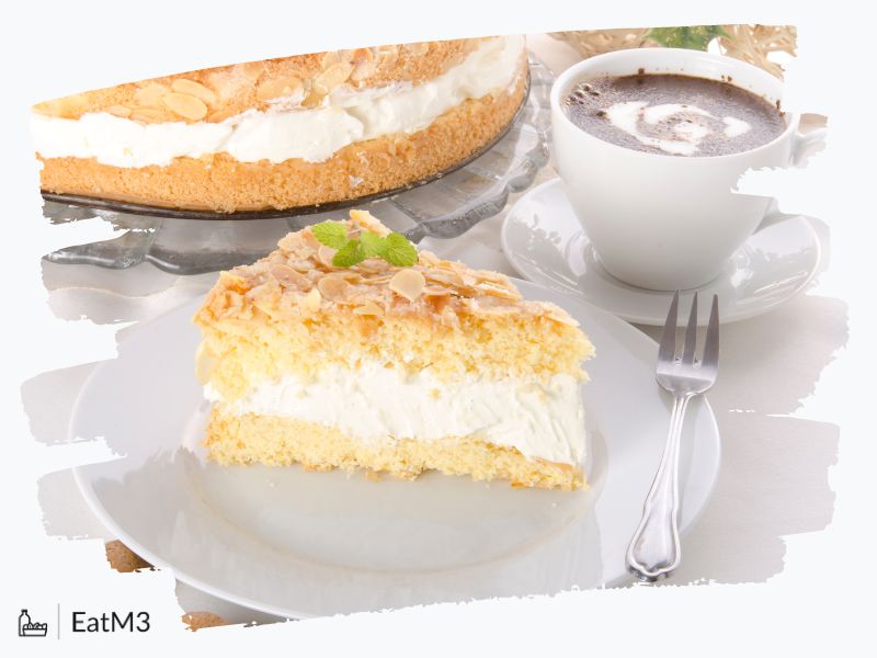 Bienenstich | Bee Sting Cake : Dessert/Confection in German cuisine - Recipe, Calorie Info, Healthy alternatives & more on EatM3