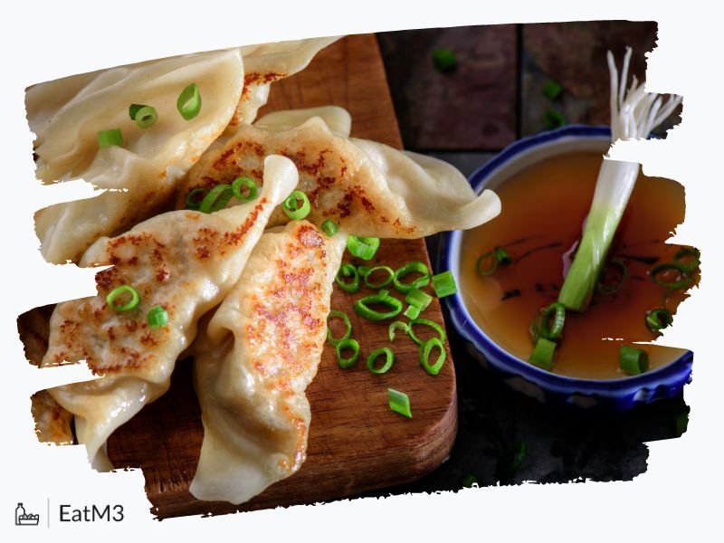 Potstickers | Jiǎozi : Small Plates/Snack in Chinese cuisine - Recipe, Calorie Info, Healthy alternatives & more on EatM3