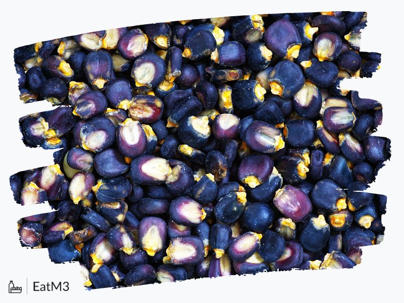 Blue Corn Pudding : Dessert/Confection in American cuisine - Recipe, Calorie Info, Healthy alternatives & more on EatM3