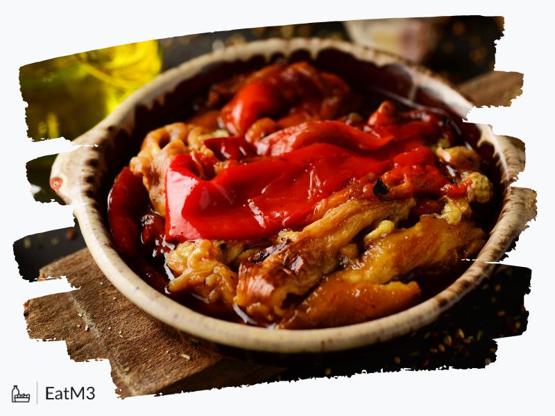 Escalivada : Entree in Spanish cuisine - Recipe, Calorie Info, Healthy alternatives & more on EatM3