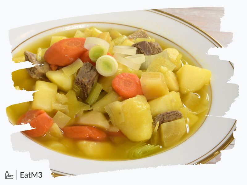Welsh Lamb Cawl : Entree in British cuisine - Recipe, Calorie Info, Healthy alternatives & more on EatM3