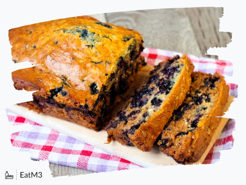 Cherokee Huckleberry Bread : Dessert/Confection in American cuisine - Recipe, Calorie Info, Healthy alternatives & more on EatM3